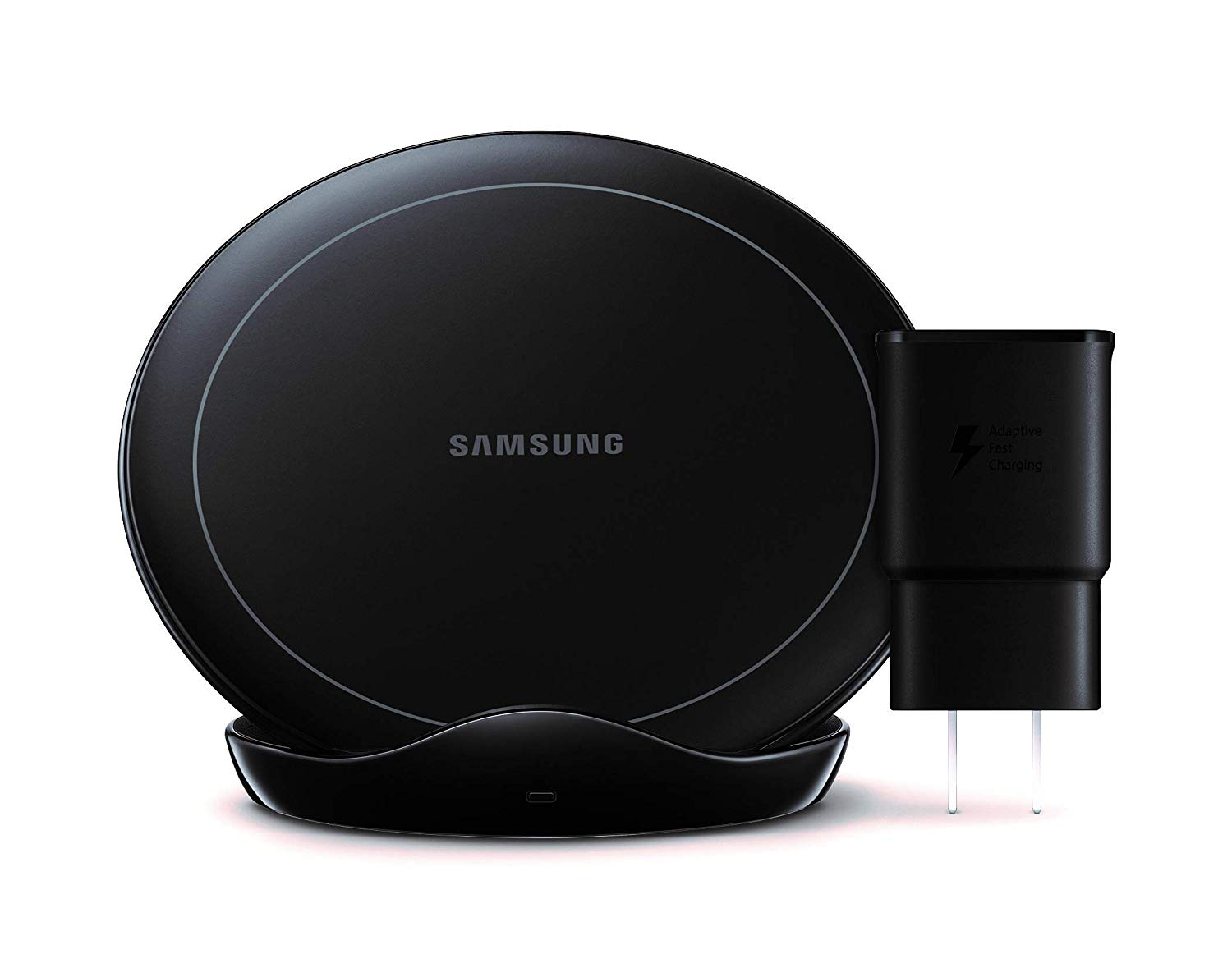 Samsung Wireless Charger Stand with Fan Cooling, 2019 Black (Refurbi
