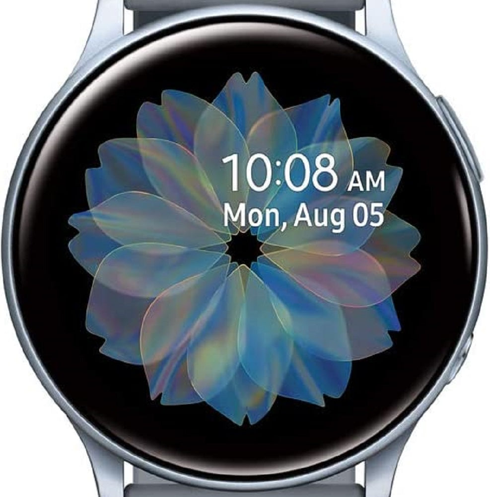 Samsung Galaxy Watch Active 2 (40mm, GPS, Bluetooth) - Cloud Silver &amp; Black Band (Refurbished)
