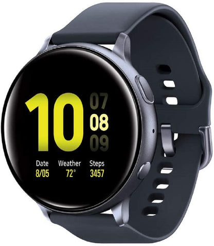 Samsung Galaxy Watch Active2, GPS Only, Bluetooth - 44mm - Aqua Black (Certified Refurbished)