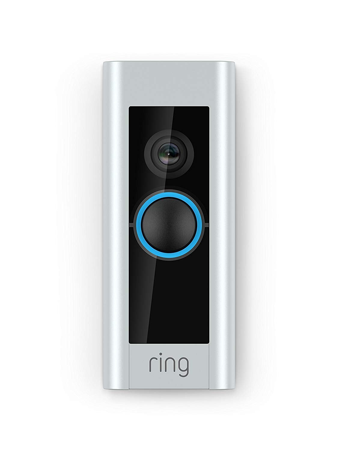 Ring Video Doorbell Pro, with HD Video, Motion Activated Alerts - Satin Nickel (Refurbished)