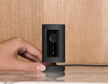 Ring Indoor 1080p Wi-Fi Compact Plug-In Security Camera - Black (Refurbished)