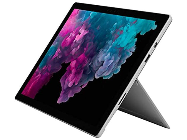 Microsoft Surface Pro 6 Tablet, 12.3", 8GB Ram, Intel Core i7, 256GB - Silver (Refurbished)