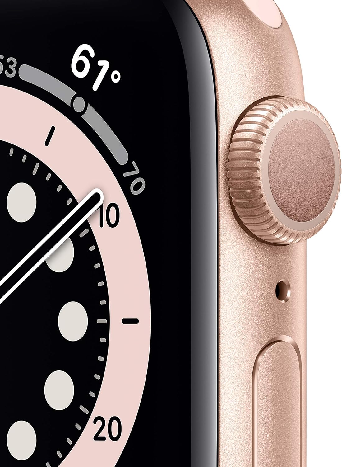 Apple Watch Series 6 GPS w/ 40MM Gold Aluminum Case & Pink Sand Sport Band (Refurbished)