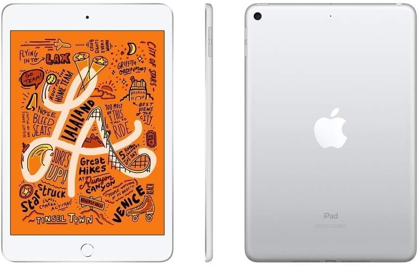 Apple iPad Mini 5th Gen, 7.9-inch, 256GB, WIFI + Unlocked All Carriers - Silver (Refurbished)