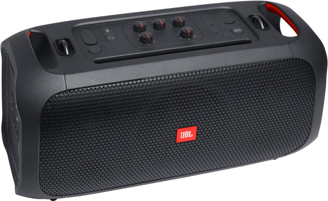 JBL PartyBox On-The-Go Portable Karaoke Party Speaker with Built-in Lights-Black (Refurbished)
