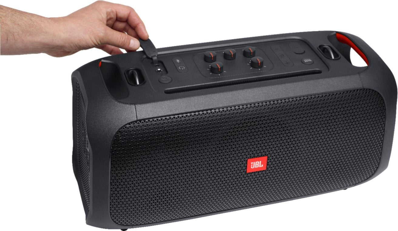 JBL PartyBox On-The-Go Portable Party Speaker Without Microphone - Black (Pre-Owned)