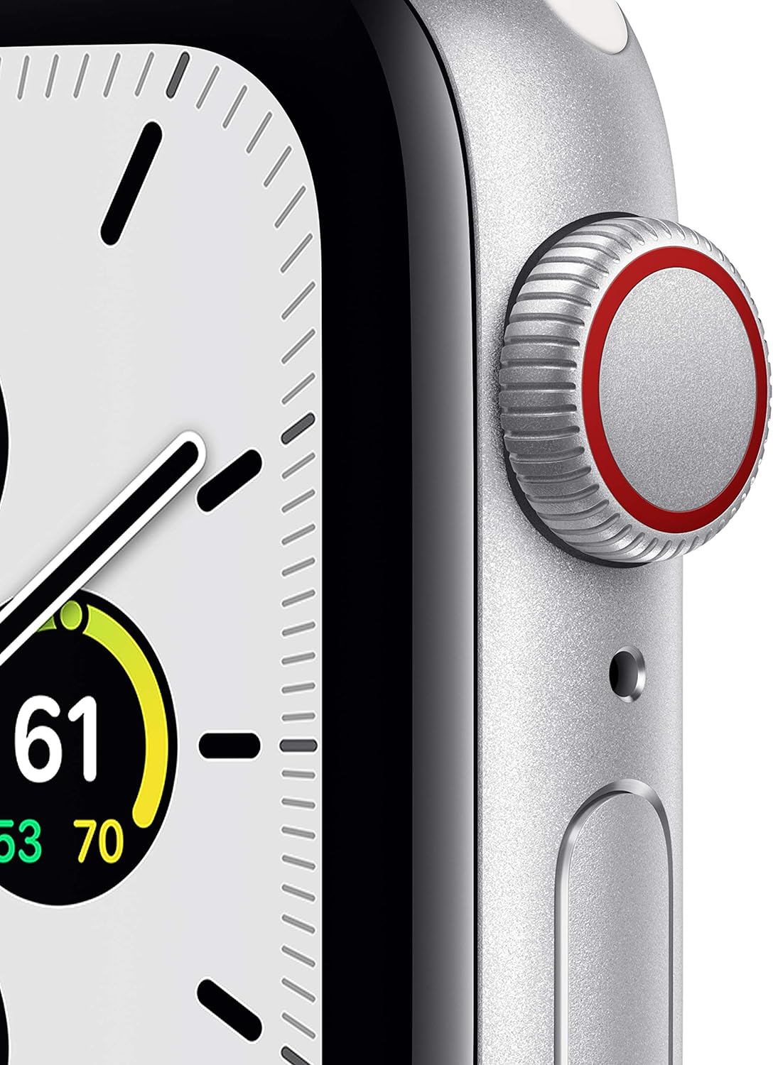 Apple Watch SE 1st Gen (GPS + LTE) 40mm Silver Aluminum Case &amp; White Sport Band (Refurbished)