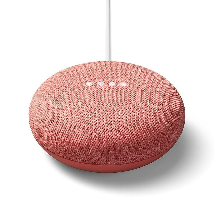 Google Nest Mini (2nd Generation ) Smart Speaker with Google Assistant - Coral (Refurbished)