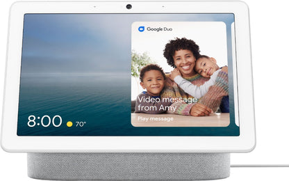 Google Nest Hub Max 10&quot; Smart Display with Google Assistant - Chalk (Refurbished)