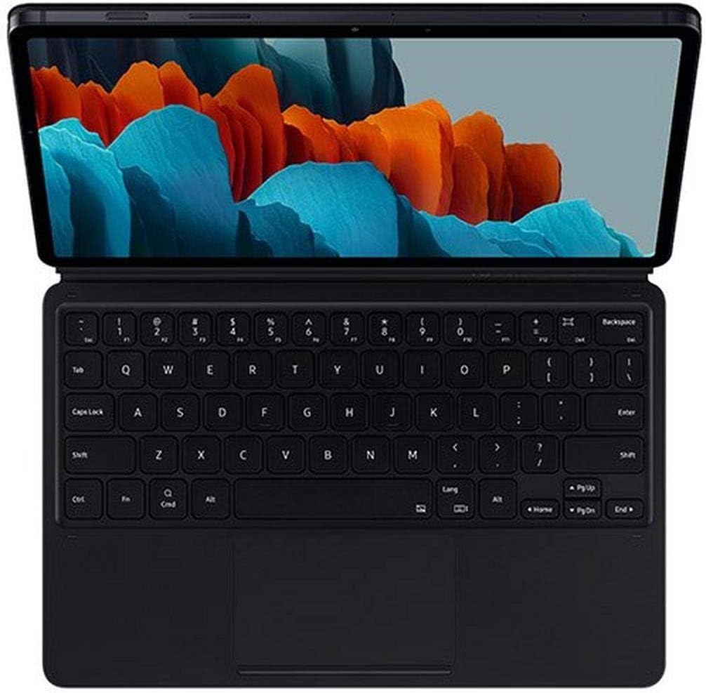 Samsung Book Cover Keyboard for Samsung Galaxy Tab S7+ Plus - Black (Refurbished)