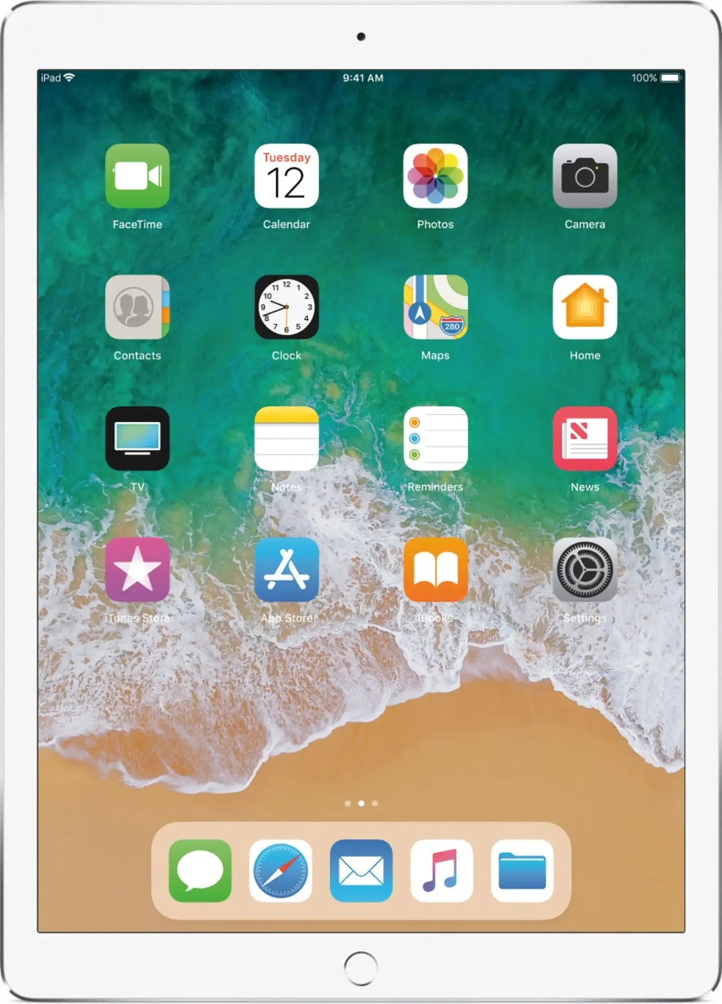 Apple iPad Pro 2nd Gen, 12.9-inch, 256GB, WIFI + Unlocked All Carriers - Silver (Refurbished)