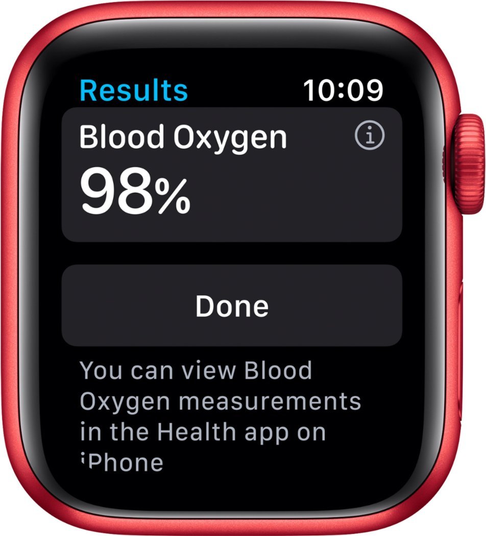 Apple Watch Series 6 (GPS + LTE) 40mm (PRODUCT)RED Aluminum Case & Red Sport Band (Refurbished)