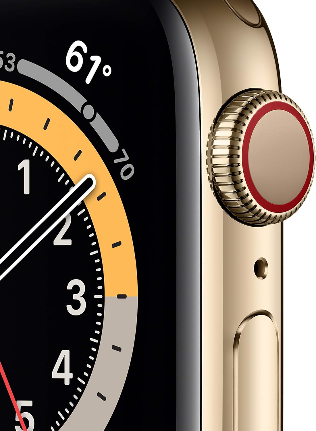 Apple Watch Series 6 (2020) 40mm GPS + Cellular - Gold Stainless Steel Case &amp; Milanese Band (Refurbished)
