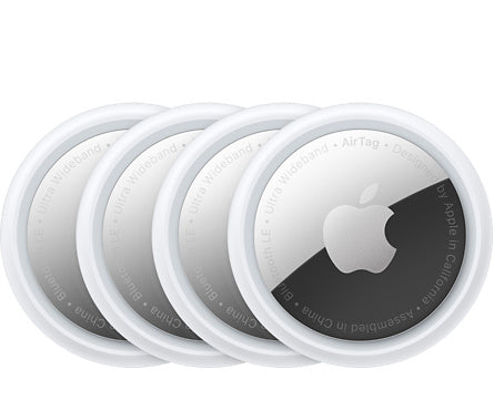 Apple AirTag, 4 Pack - White (Pre-Owned)