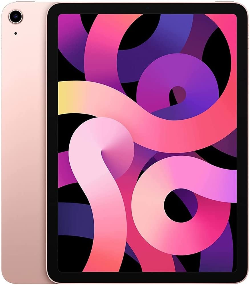 Apple iPad Air 4th Gen 2020, 256GB, WIFI + Unlocked All Carriers - Rose Gold (Renewed)