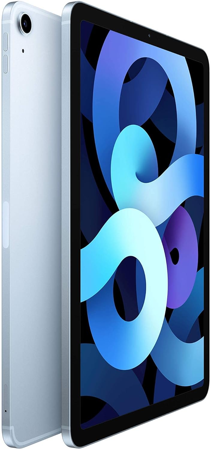 Apple iPad Air 4th Gen 2020, 256GB, WIFI + 4G Unlocked All Carriers - Sky Blue (Refurbished)