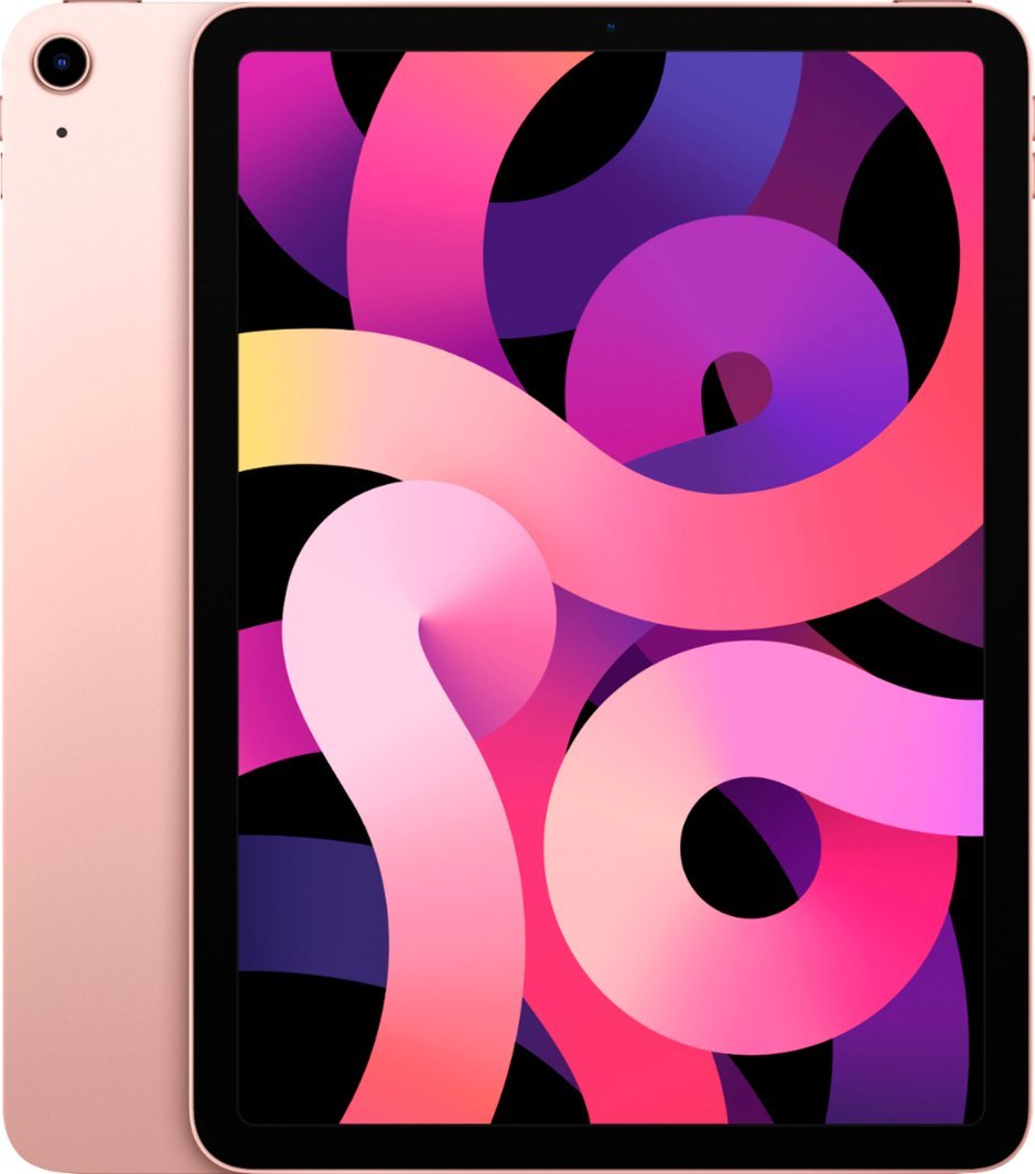 Apple iPad Air 10.9-inch (4th Generation) with Wi-Fi - 64GB - Rose Gold (Renewed)