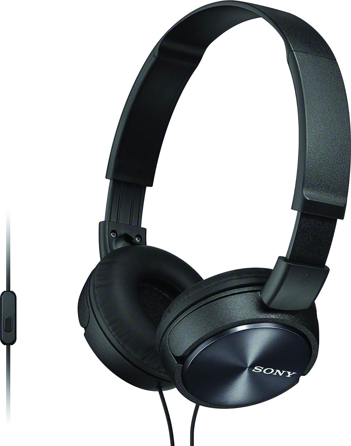 Sony MDR-ZX310AP Extra Bass Wired On-Ear Headphones with Mic - Black (Pre-Owned)