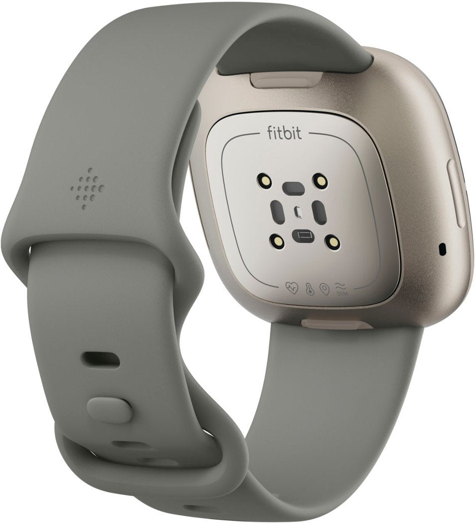 Fitbit  Sense Advanced Health and Fitness Smartwatch - Silver (Refurbished)