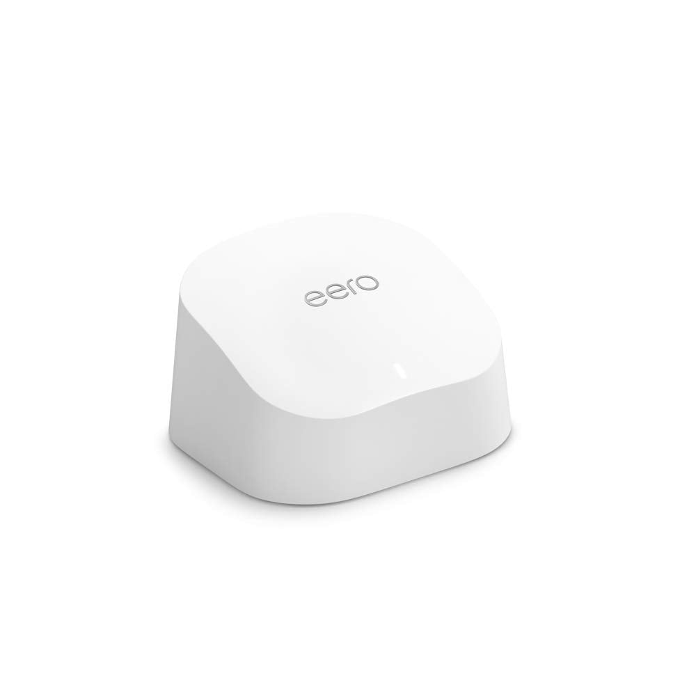 eero 6 AX1800 Dual-Band Mesh Wi-Fi 6 Router, speeds up to 900 Mbps - White (Refurbished)