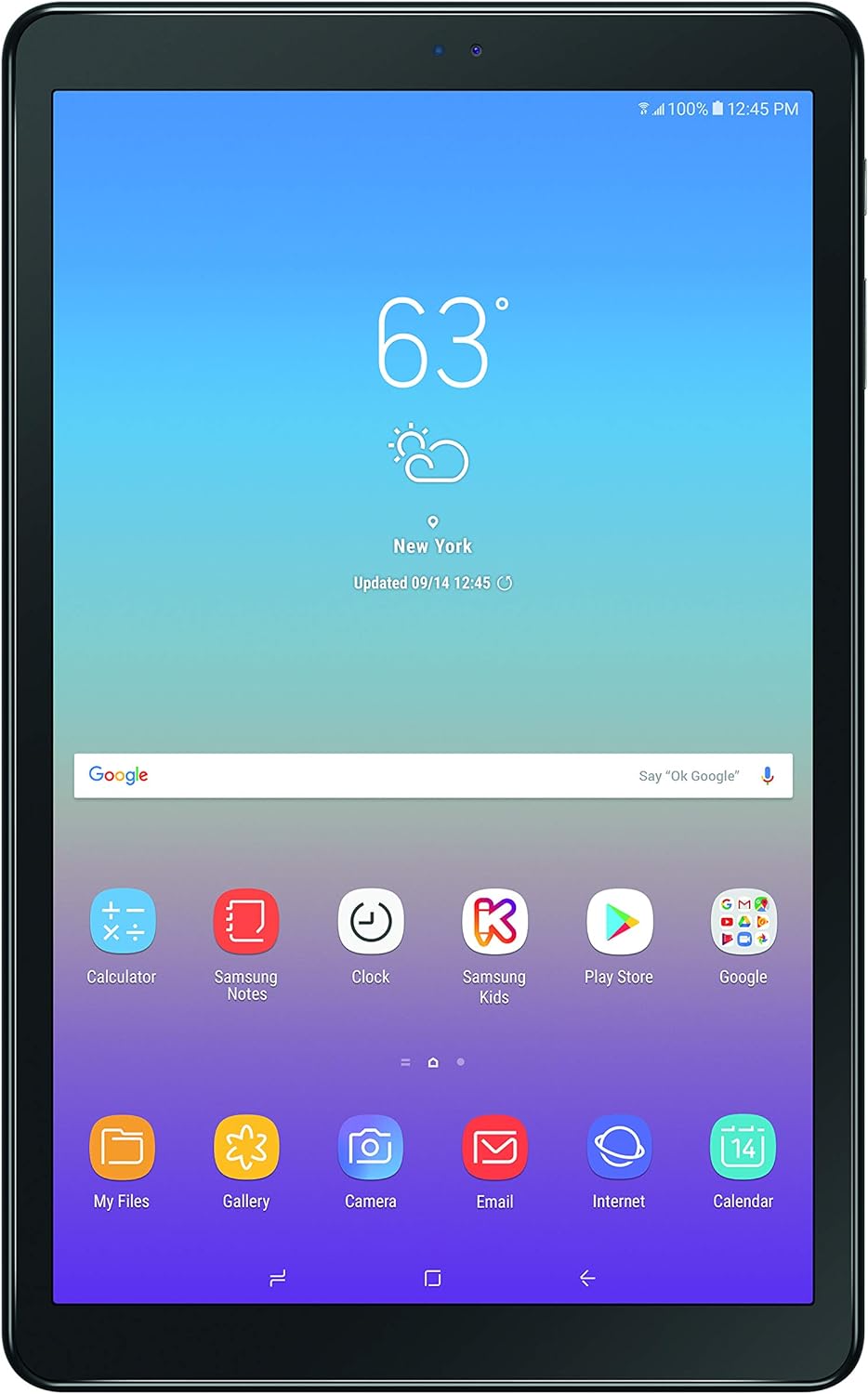 Samsung Galaxy Tab A (2018), 10.5-inch, 32GB, (Wifi + LTE) (Unlocked) - Black (Certified Refurbished)