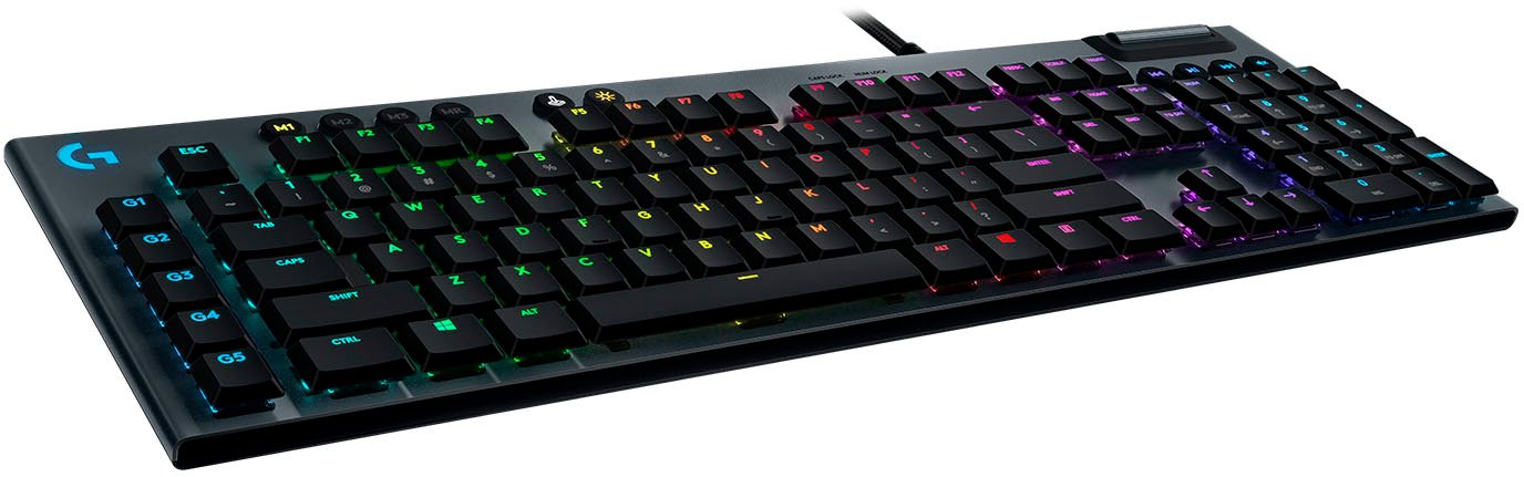 Logitech LIGHTSYNC Full-size Wired Mechanical GL Tactile Switch Gaming Keyboard (Refurbished)