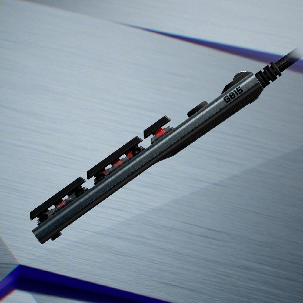 Logitech LIGHTSYNC Full-size Wired Mechanical GL Tactile Switch Gaming Keyboard (Refurbished)