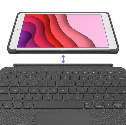 Logitech Combo Touch Keyboard Folio for iPad 10.2&quot; (7th, 8th&amp;9th Gen) - Graphite (Refurbished)