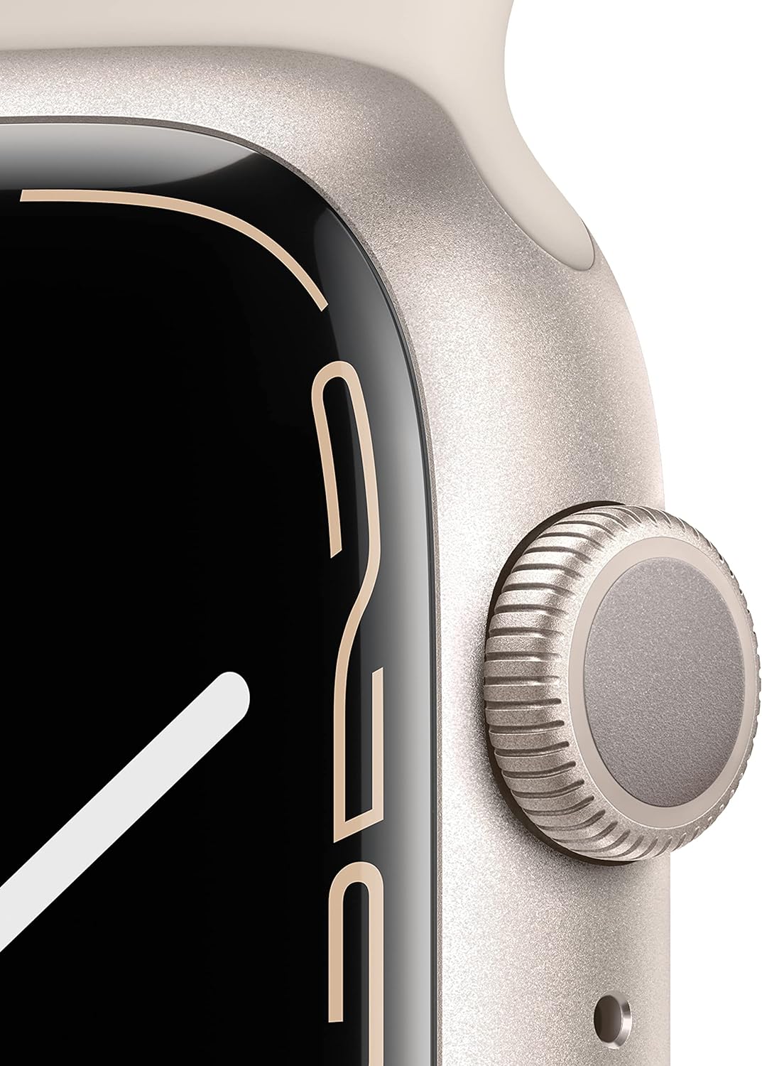 Apple Watch Series 7 (GPS) 45MM Starlight Aluminum Case Starlight Sport Band (Refurbished)