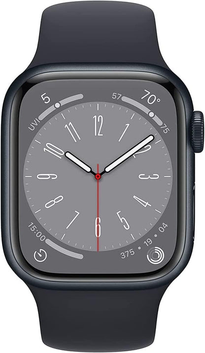 Apple Watch Series 8 GPS + LTE 45MM Graphite Aluminum Case Midnight Sport Band (Refurbished)