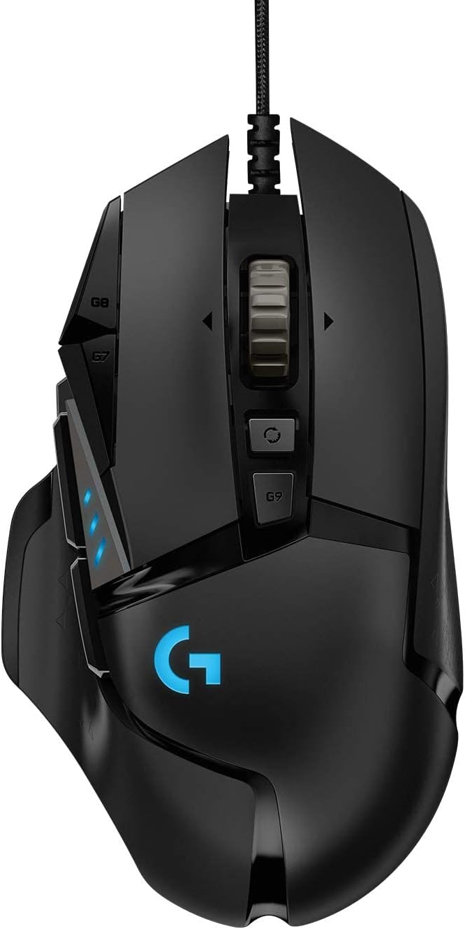 Logitech G502 HERO High-Performance Wired Gaming Mouse - Black (Certified Refurbished)