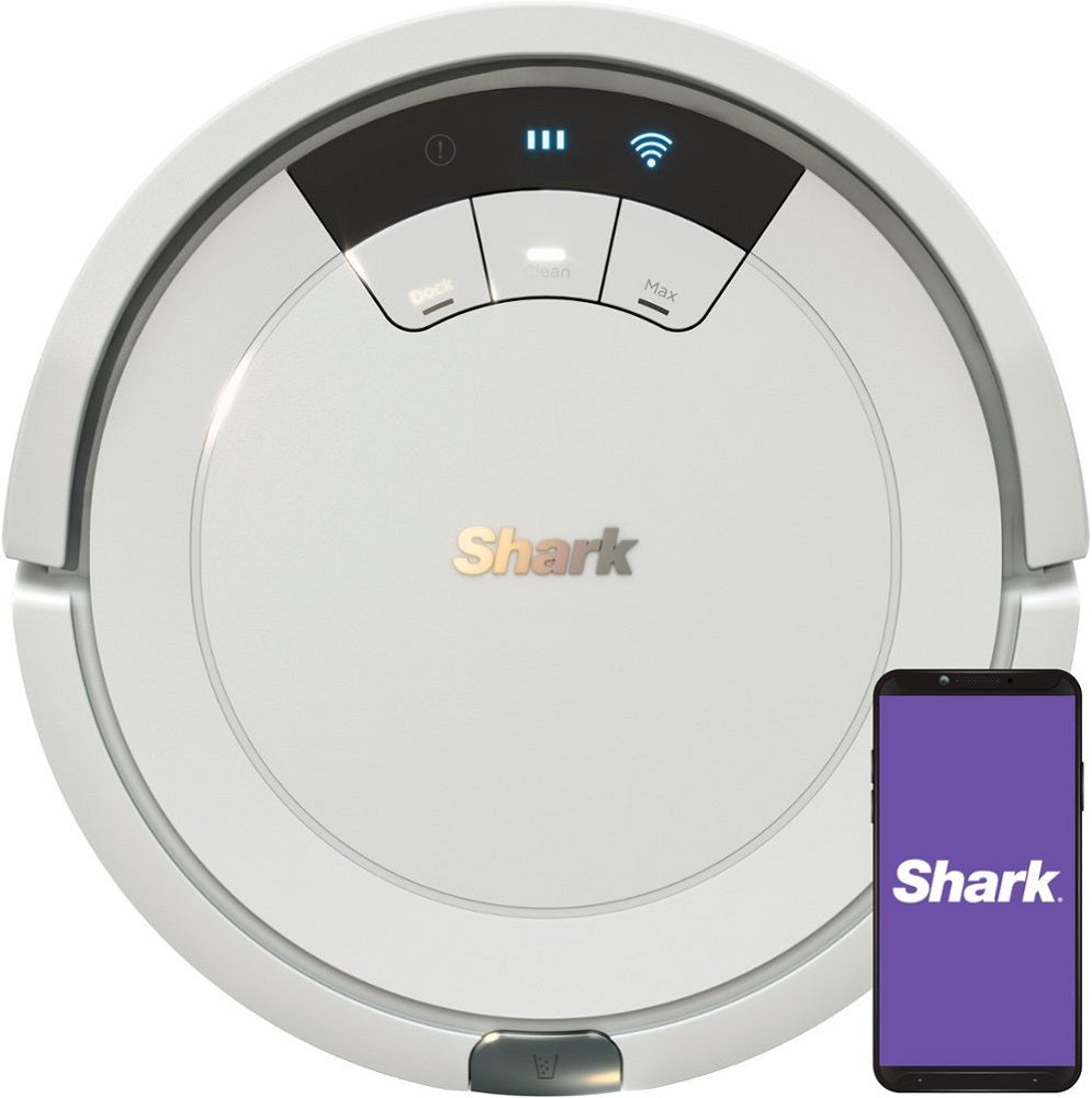Shark ION Robot Vacuum, Wi-Fi Connected (RV763) - Light Gray (Pre-Owned)