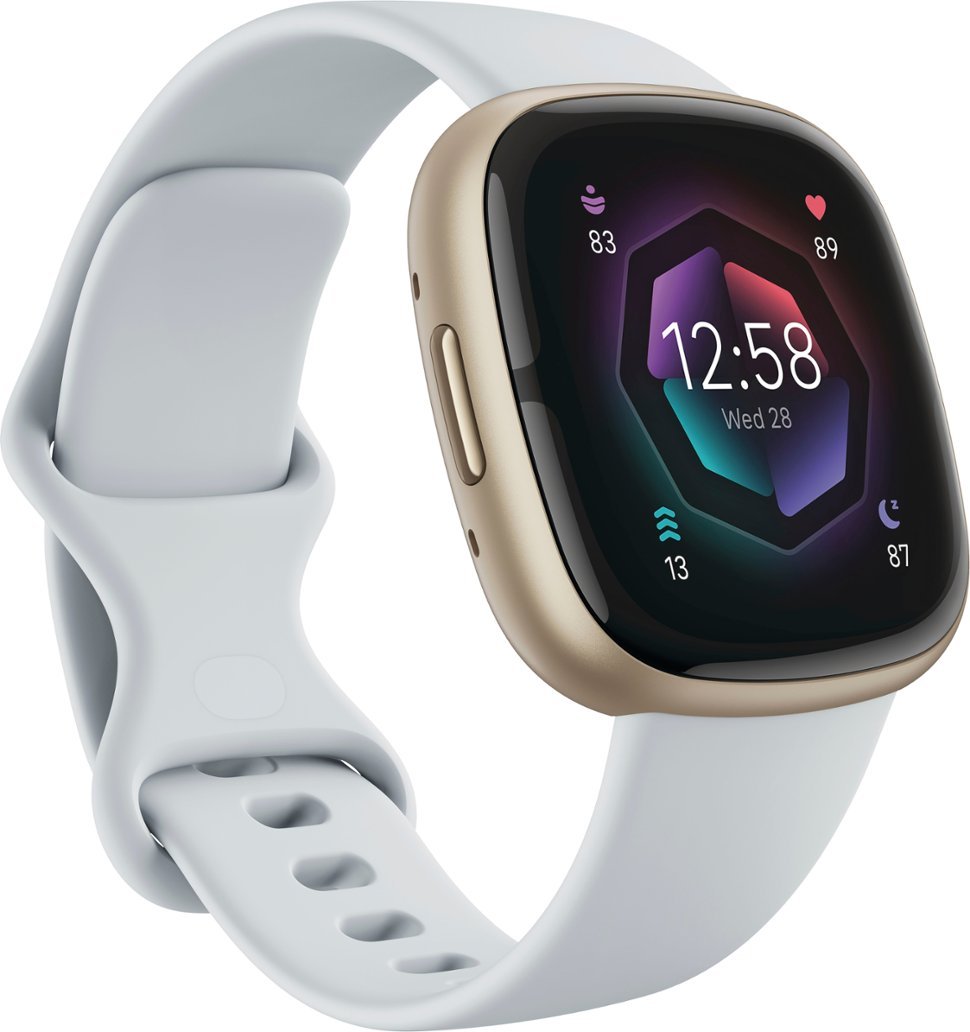 Fitbit Sense 2 Advanced Health and Fitness Smart Watch - Blue Mist (Refurbished)
