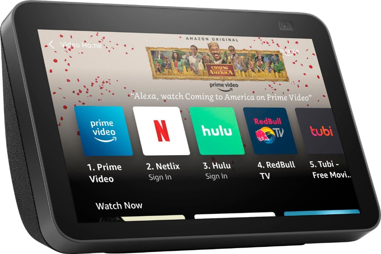 Amazon Echo Show 8 (2nd Gen) HD smart display with Alexa - Charcoal (Refurbished)
