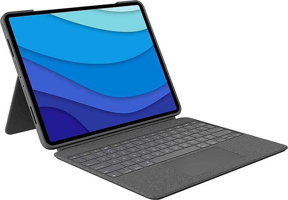 Logitech Combo Touch Keyboard Folio for iPad Pro 12.9" (5th & 6th Gen) -  Gray (Refurbished)