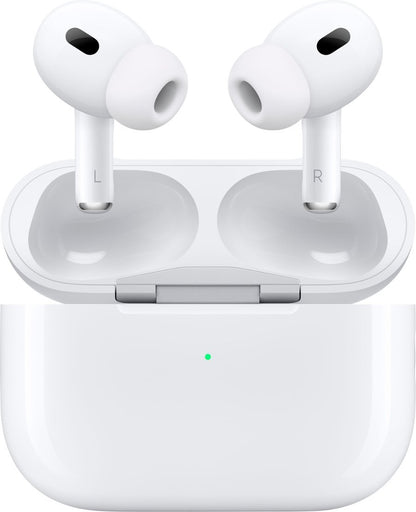 Apple AirPods Pro (2nd generation) with MagSafe Case (USB‑C) - White (Certified Refurbished)