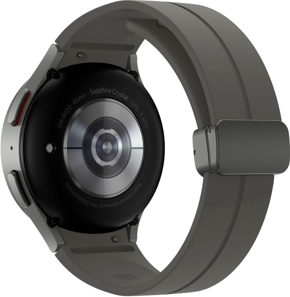 Samsung Galaxy Watch5 Pro (GPS) 45mm Gray Titanium Smartwatch & Gray Band (Refurbished)