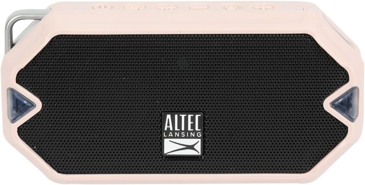 Altec Lansing HydraMini Everything Proof Speaker - Petal Pink (Renewed)