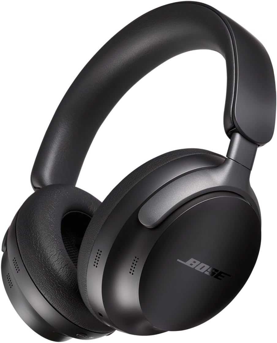 Bose QuietComfort Ultra Wireless Noise Cancelling Over Ear Headphones - Black (Refurbished)