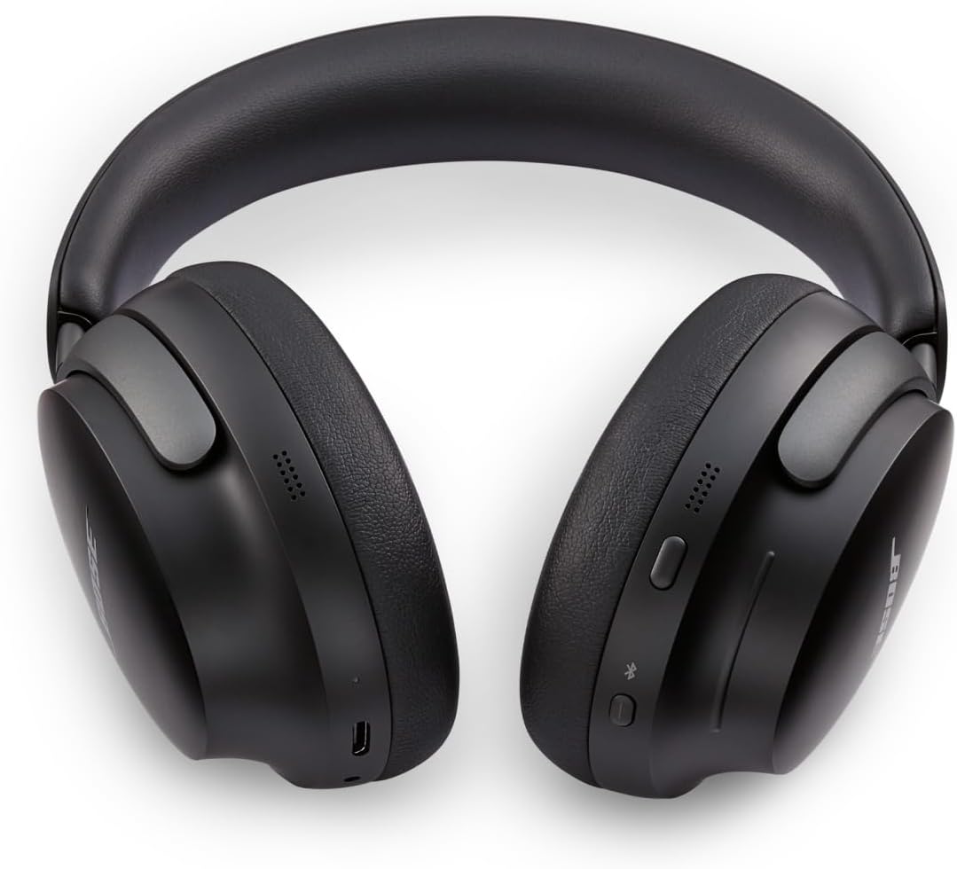 Bose QuietComfort Ultra Wireless Noise Cancelling Over Ear Headphones - Black (Refurbished)