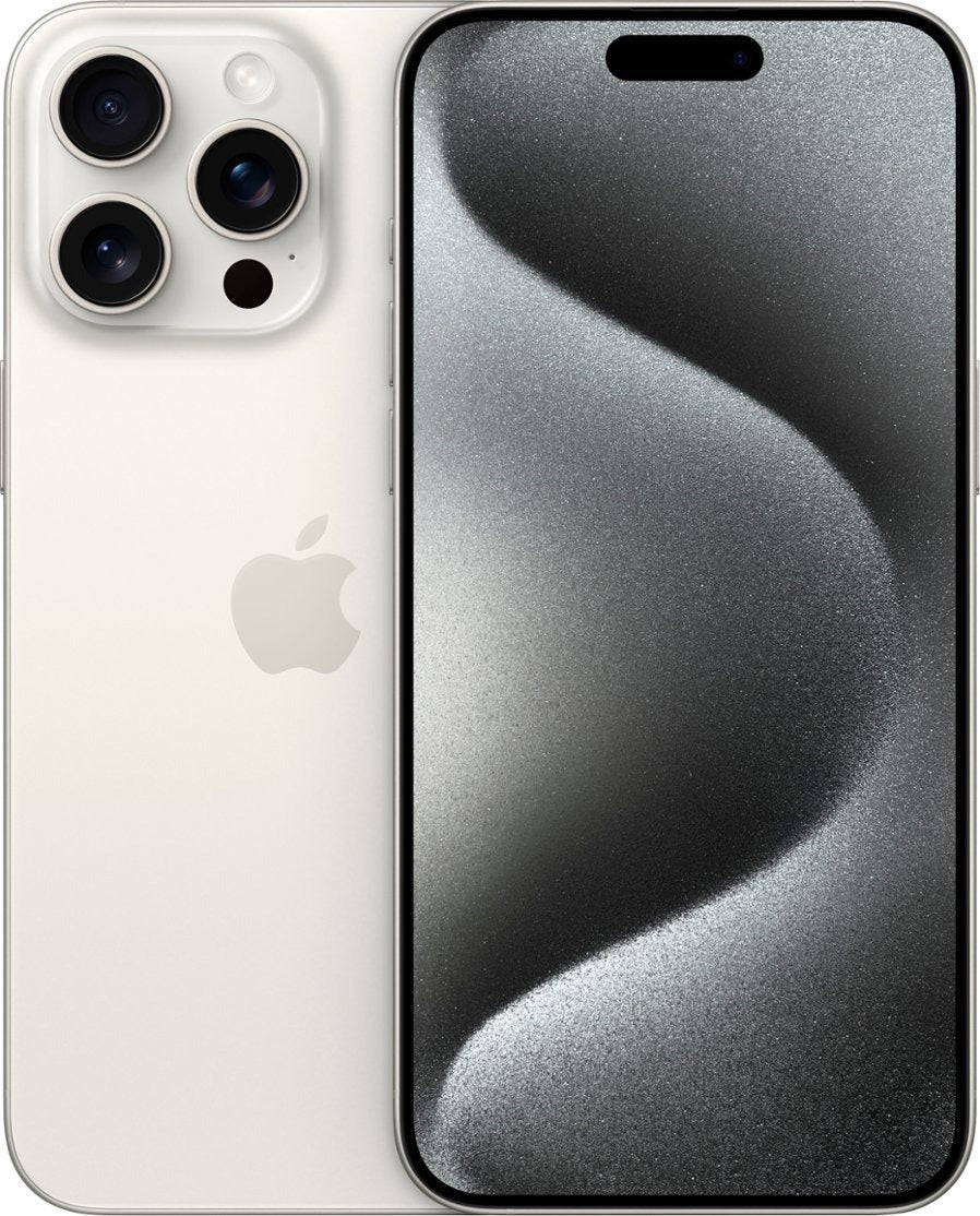 Apple iPhone 15 Pro Max 512GB (Unlocked) - White Titanium (Refurbished)