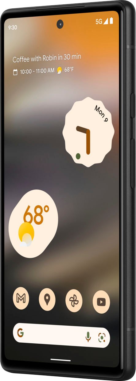 Google Pixel 6A 128GB (Unlocked) - Charcoal (Certified Refurbished)