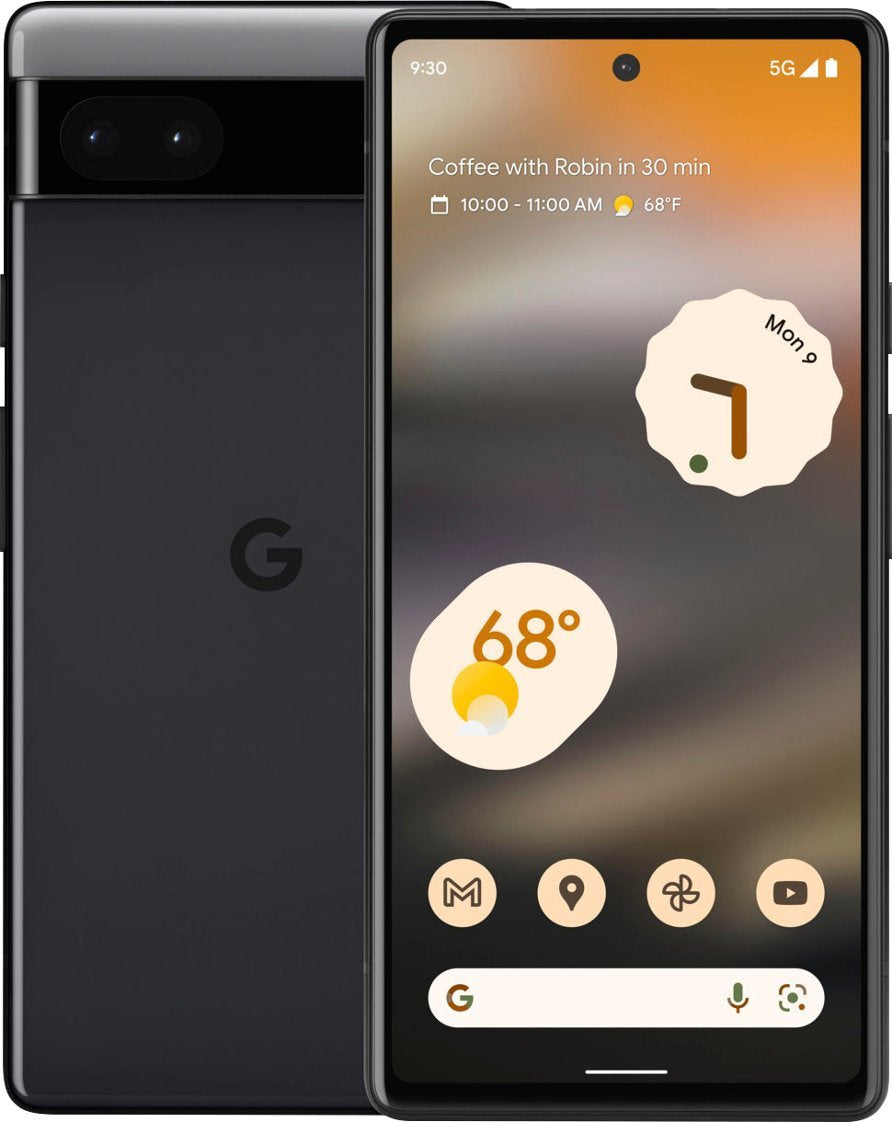 Google Pixel 6A 128GB (Unlocked) - Charcoal (Certified Refurbished)