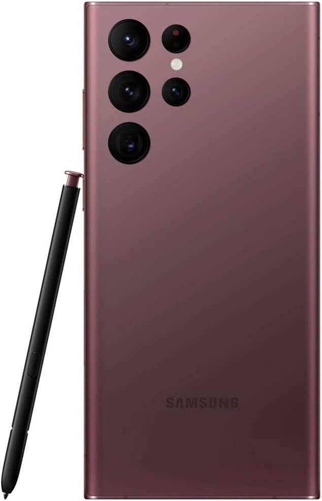 Samsung Galaxy S22 Ultra 128GB (Unlocked) - Burgundy (Used)