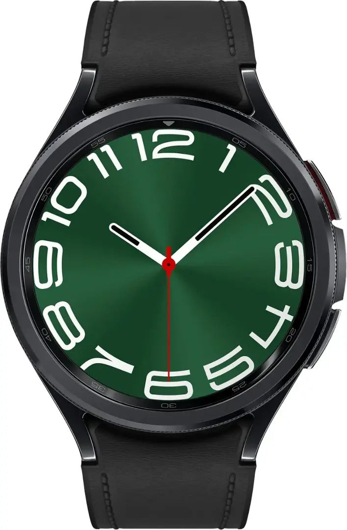 Samsung Galaxy Watch 6 Classic 47mm (Bluetooth) Black Hybrid Eco-Leather Band (Used)
