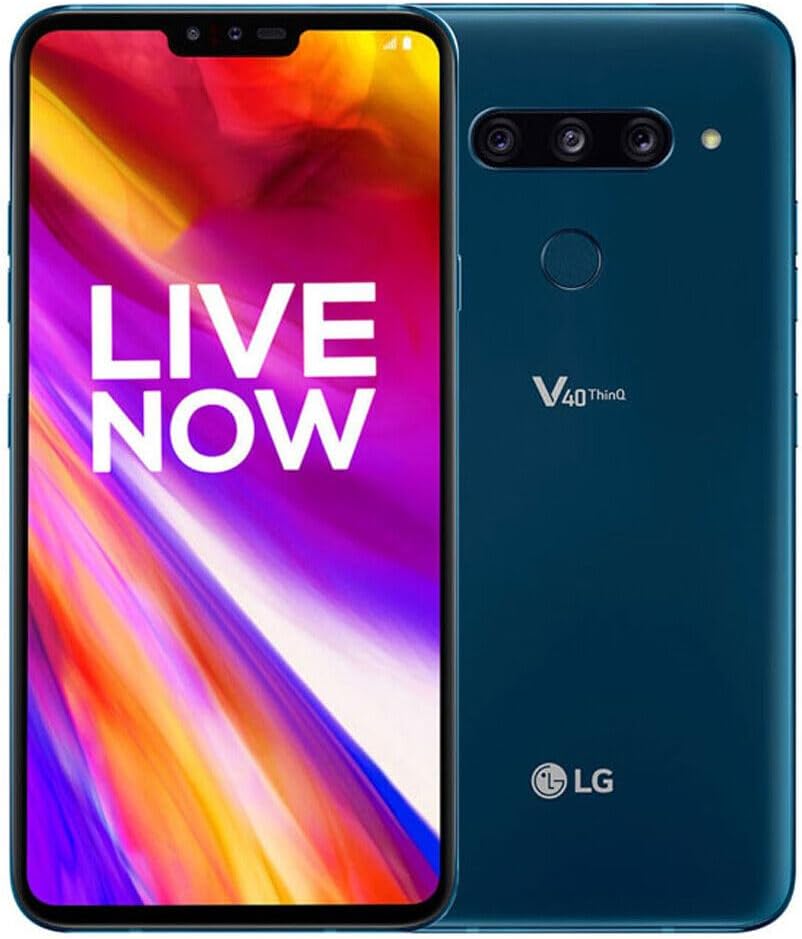 LG V40 64GB (Unlocked) - Moroccan Blue (Pre-Owned)