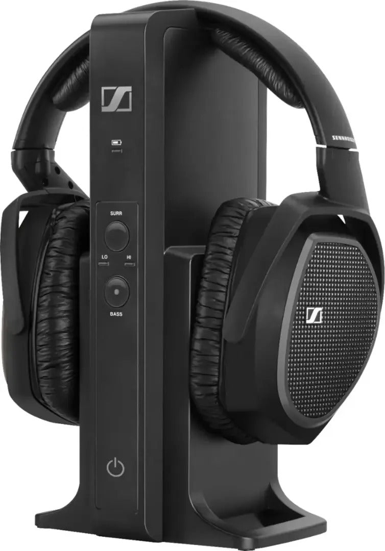 Sennheiser Wireless Headphone System for TV Listening with Bass Boost - Black (Refurbished)