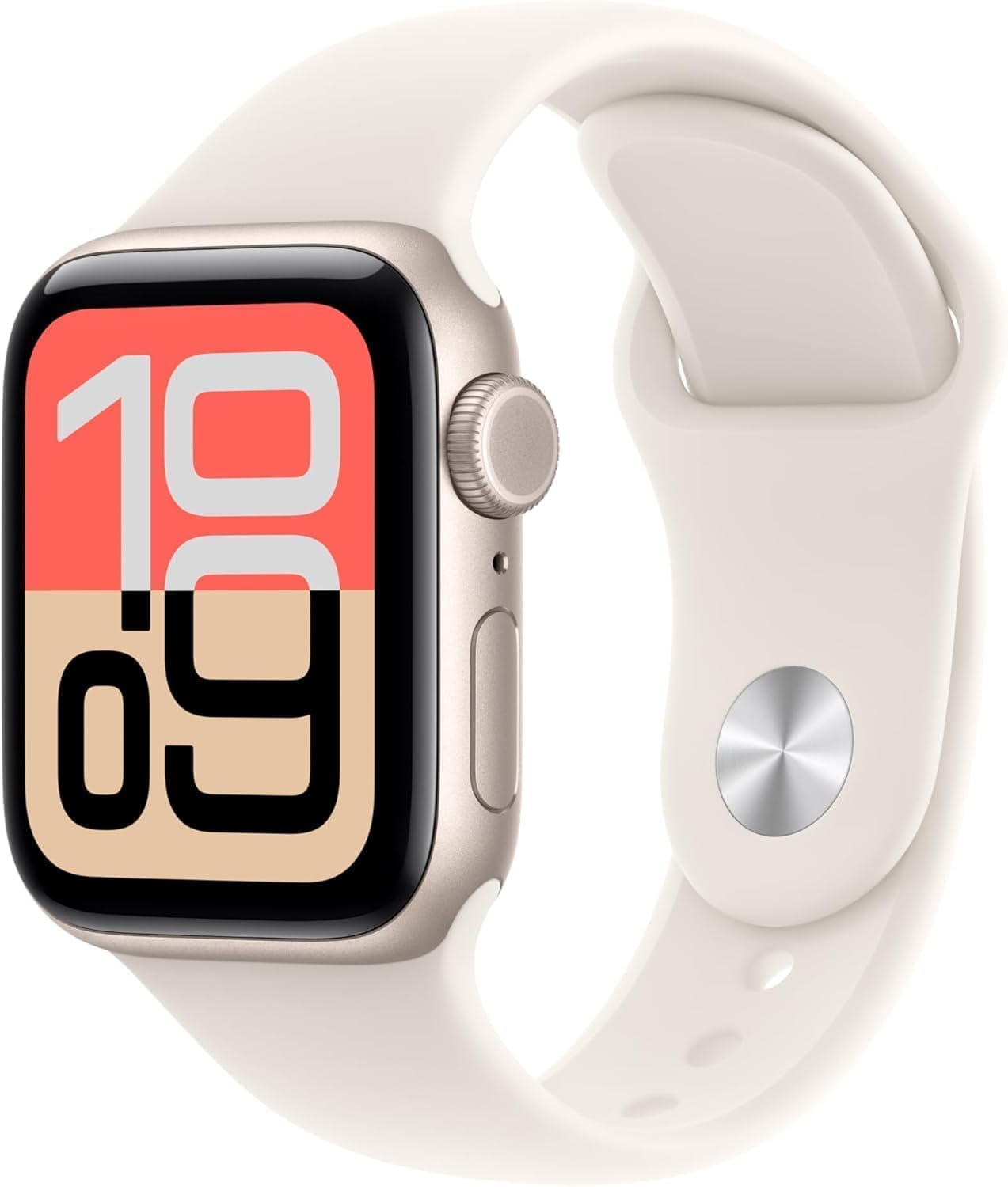 Apple Watch SE 3 (GPS) 44MM Starlight Aluminum Case Starlight Sport Band (Pre-Owned)