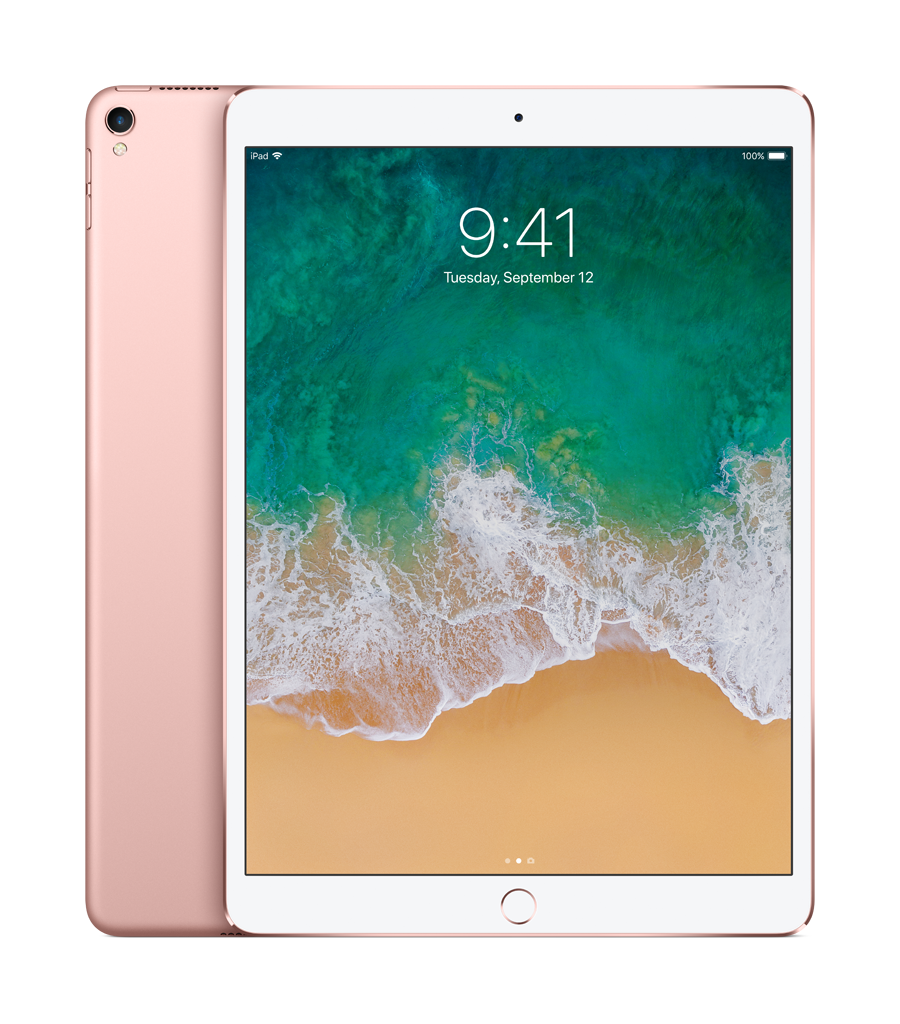 Apple iPad Pro 2nd Generation, 256GB, 10.5", Wifi Only - Rose Gold (Renewed)