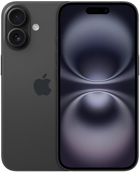 Apple iPhone 16 Plus 128GB (Unlocked) - Black (Renewed)